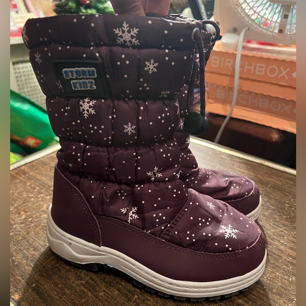 Storm Kidz Purple Snowflake SnowFlake Girls Snow Boor